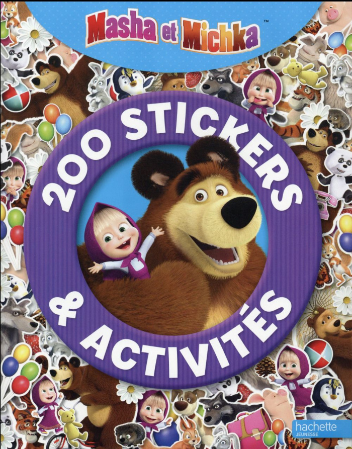 MASHA ET MICHKA - 200 STICKERS ET ACTIVITES