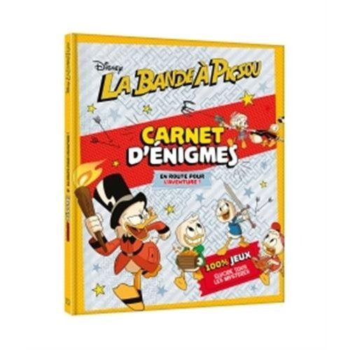 Carnet d'énigmes La bande à Picsou. En route pour l'aventure !