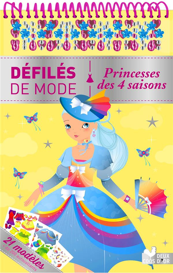 Princesses des 4 saisons. 21 modèles et plus de 200 autocollants