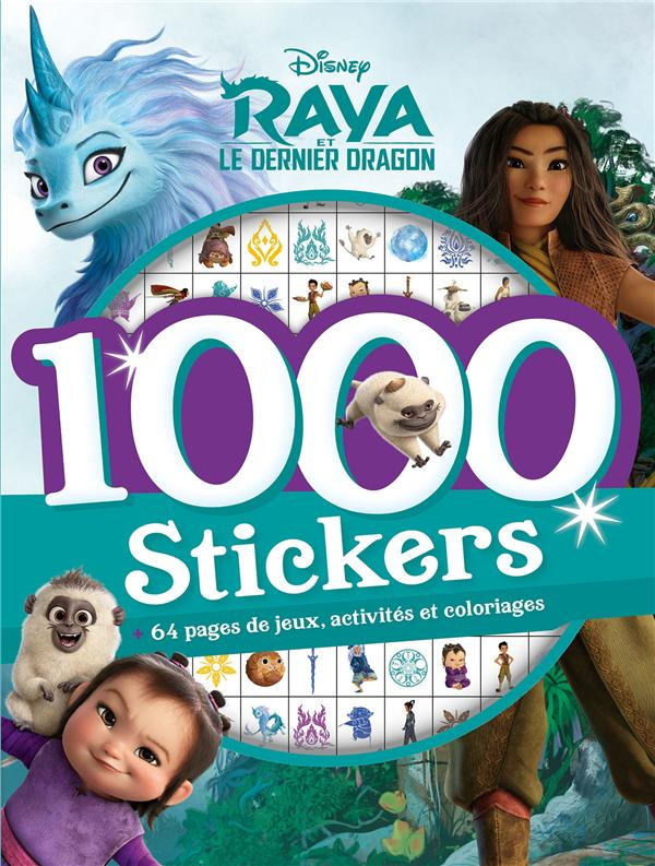 Raya et le dernier dragon. 1000 Stickers