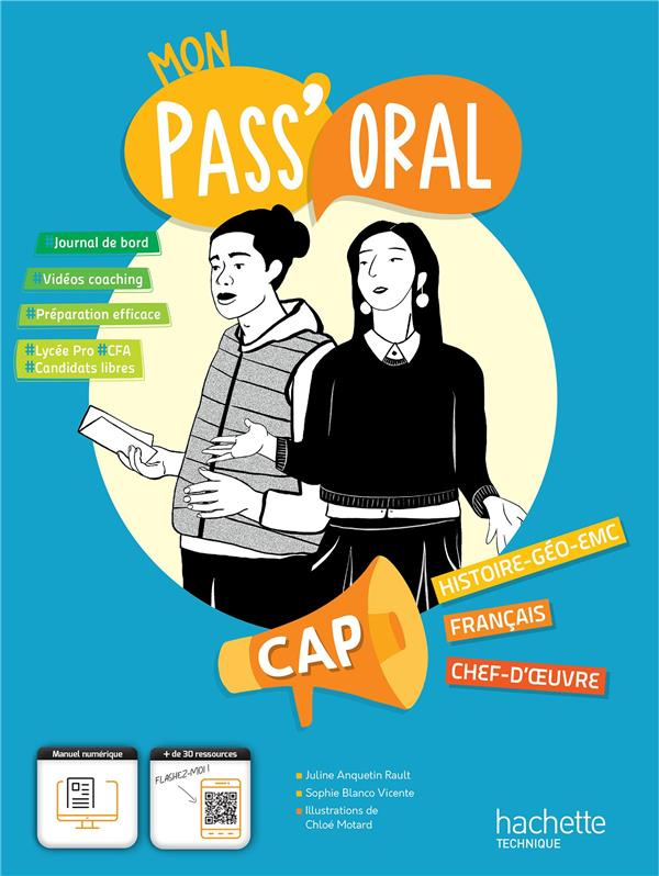 Mon Pass'Oral CAP Histoire-Géographie EMC, Français, Chef d'oeuvre. Cahier de l'élève, Edition 2023