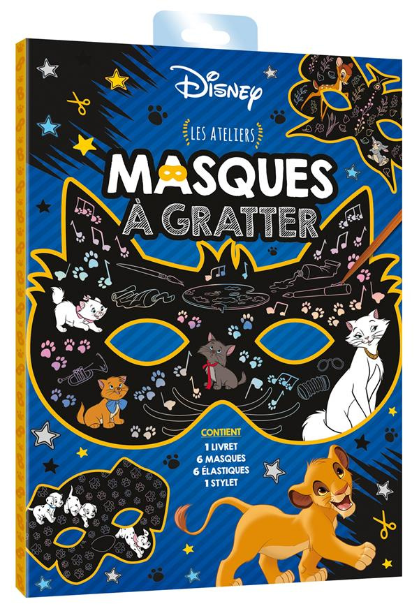 Masques à gratter Disney. Les ateliers