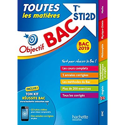 Toutes les matières Tle STI2D. Edition 2019