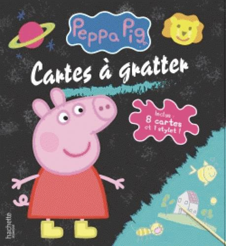 Cartes à gratter Peppa Pig. Avec 8 cartes et 1 stylet !