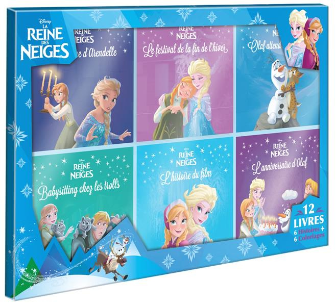 La Reine des Neiges. Coffret de 12 livres : L'anniversaire d'Olaf ; Le fantôme d'Arendelle ; Babysit