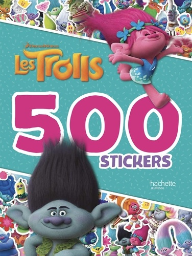 500 stickers Les Trolls