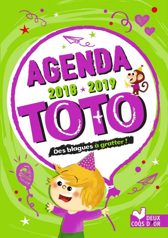 Toto agenda 2018-2019 des blagues à Gratter!