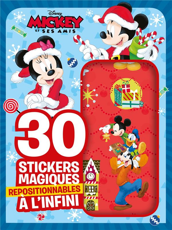 30 stickers magiques repositionnables à l'infini Mickey et ses amis