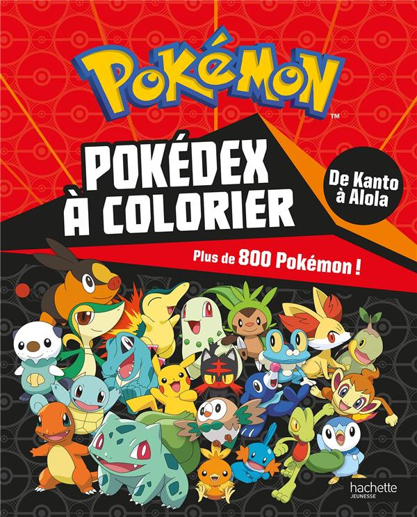 Pokedex à colorier. Plus de 800 Pokémon !