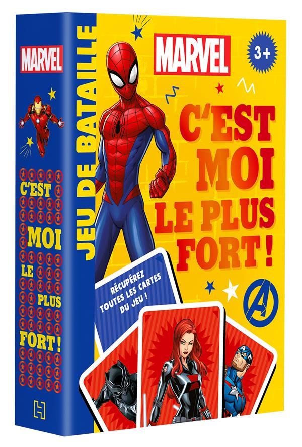 MARVEL - JEUX DE CARTES - C'EST MOI LE PLUS FORT ! - JEU DE BATAILLE