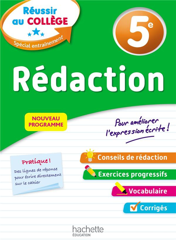 Rédaction 5e. Edition 2019