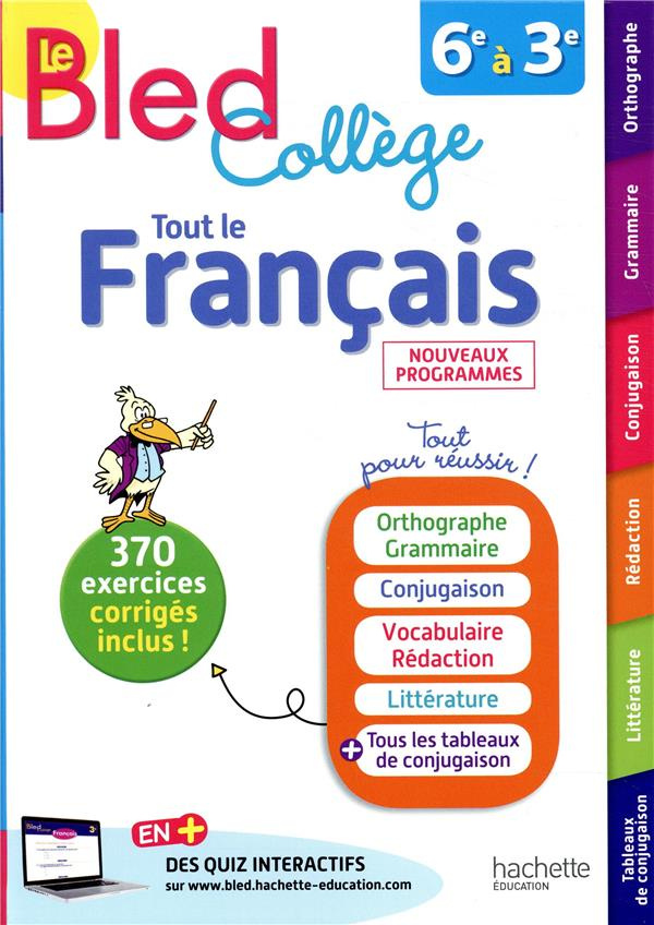 Tout le français collège 6e à 3e. Edition 2019