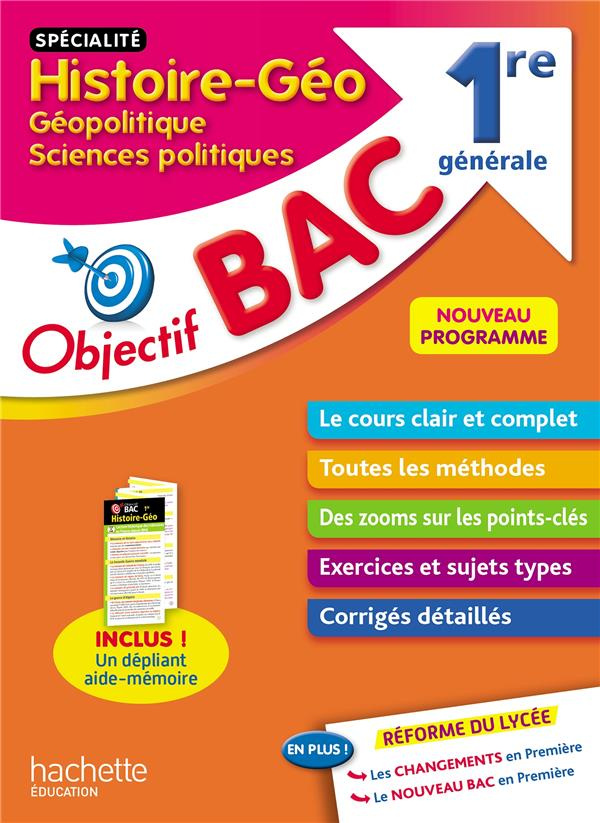 Spécialité Histoire-Géographie, Géopolitique et Sciences politiques 1re