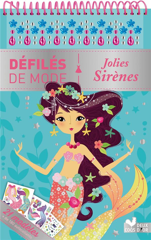 Jolies Sirènes. 21 modèles et plus de 180 autocollants