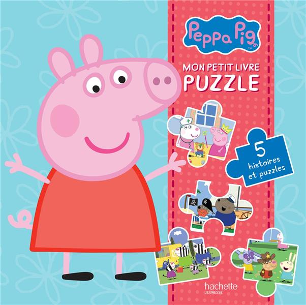 Mon petit livre puzzle Peppa Pig. 5 histoires et puzzles
