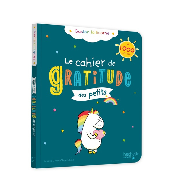 Le cahier de gratitude des petits. 1000 stickers