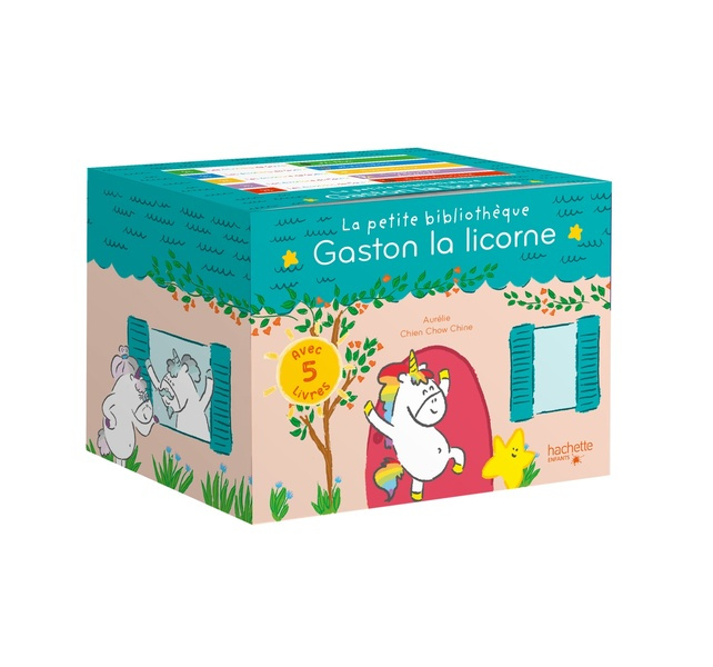 La petite bibliothèque Gaston la licorne. Coffret en 5 volumes : Je me concentre ; Je suis en colère