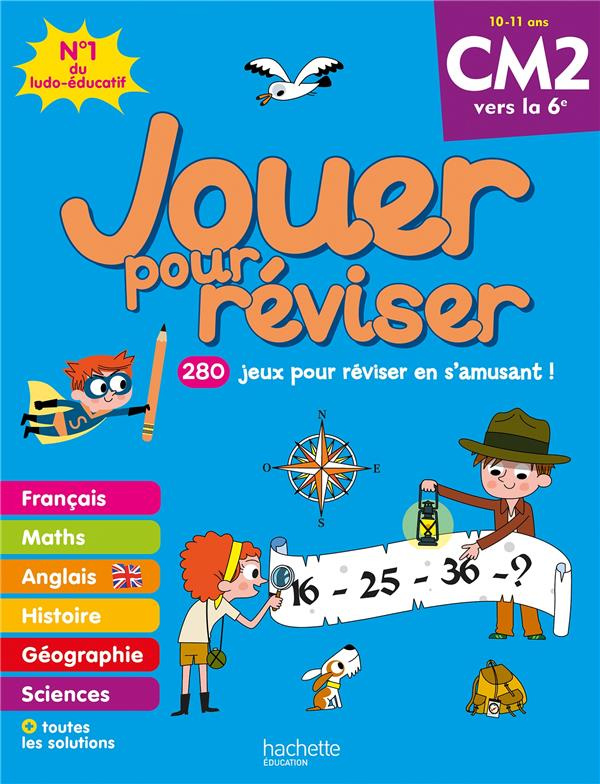 Jouer pour réviser CM2 à la 6e. Avec un crayon, Edition 2020