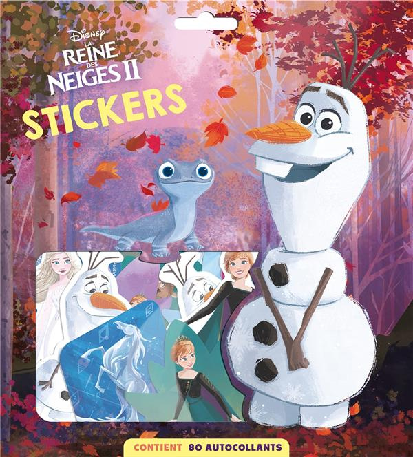 Stickers La Reine des Neige II. Avec 80 autocollants