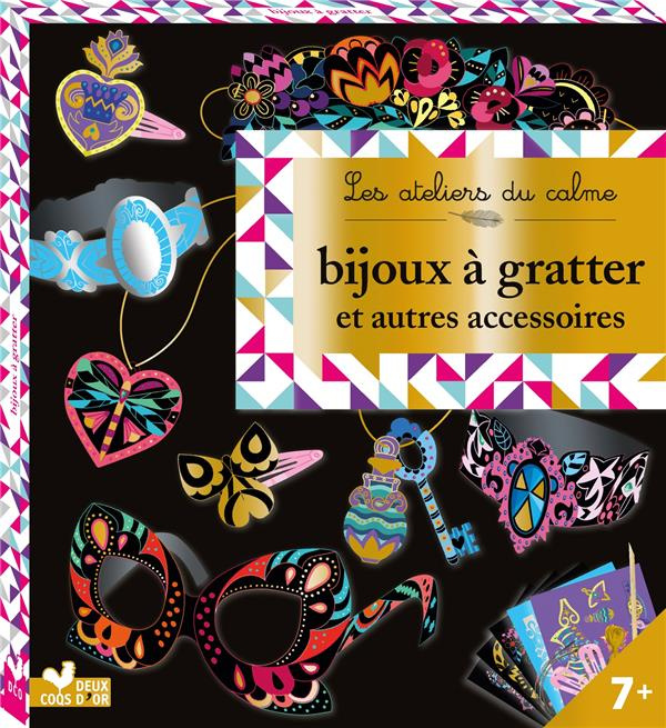 BIJOUX A GRATTER ET AUTRES ACCESSOIRES - BOITE AVEC ACCESSOIRES