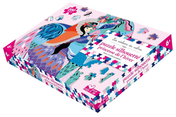 PUZZLE SILHOUETTE PRINCESSE DE L'HIVER - 200 PIECES
