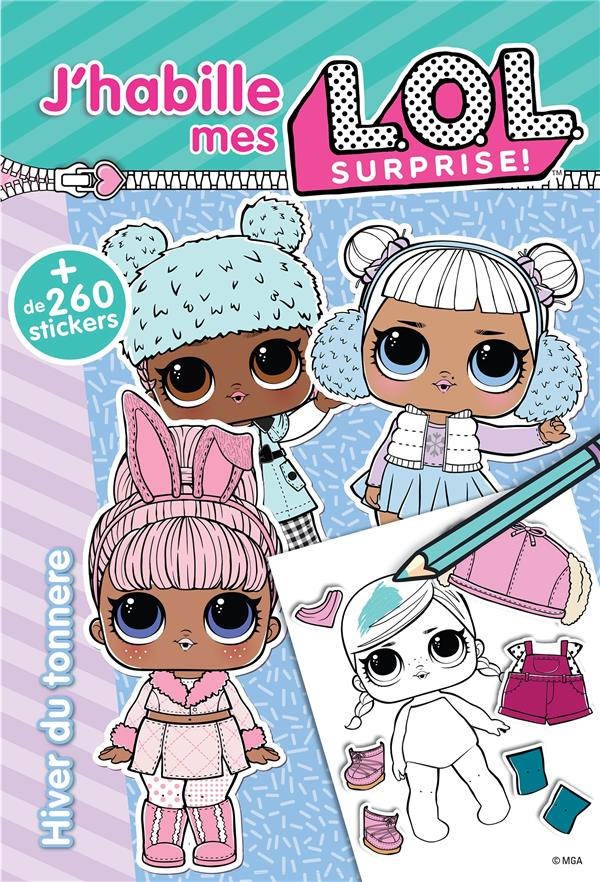 Hiver du tonnerre. Avec de 260 stickers