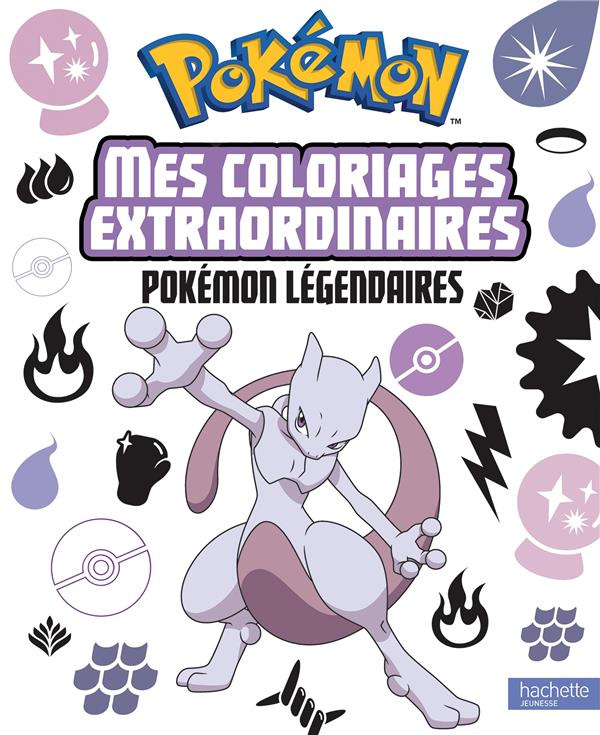Mes coloriages extraordinaires Pokémon légendaires