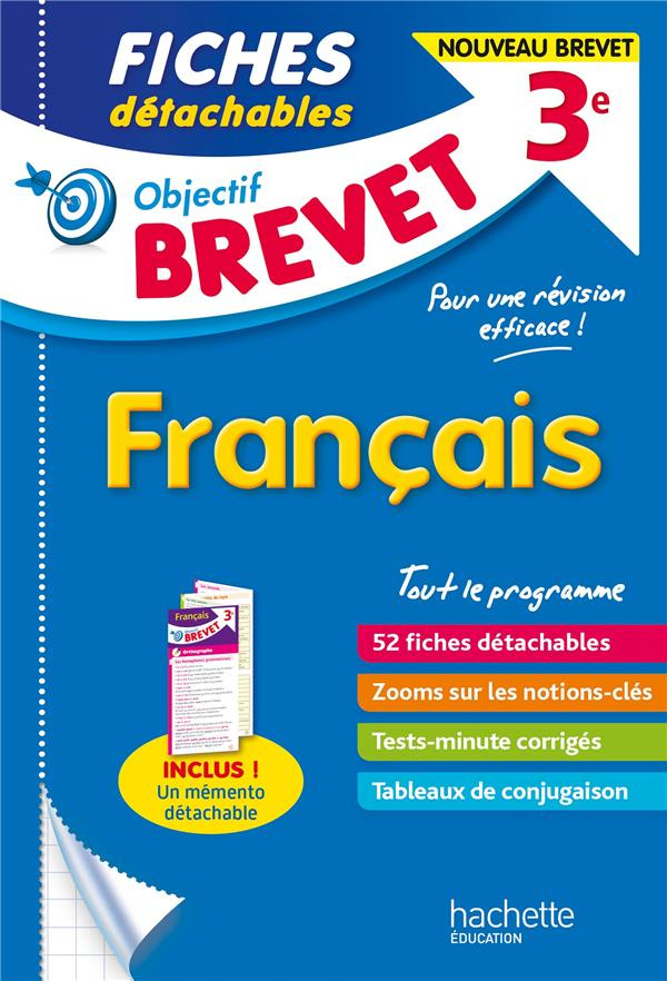 Français 3e. Fiches détachables, Edition 2021