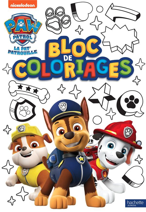 Bloc de coloriages Pat' Patrouille