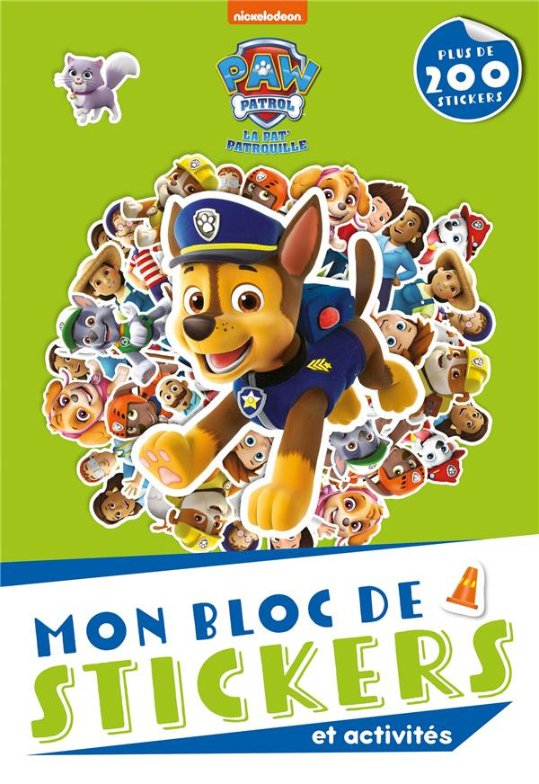 Mon bloc de stickers et activités Pat' Patrouille. Plus de 200 stickers