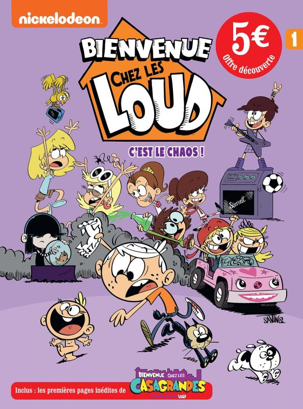 Bienvenue chez les Loud Tome 1 : C'est le chaos ! Inclus les premières pages inédites de Bienvenue c