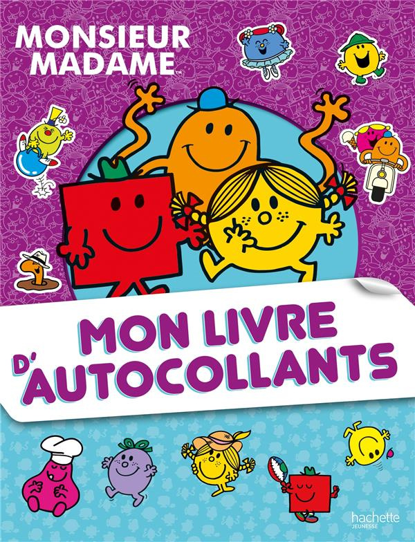 Mon livre d'autocollants Monsieur Madame