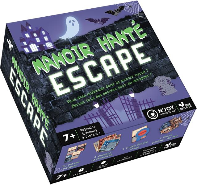 MANOIR ESCAPE - BOITE AVEC CARTES ET ACCESSOIRES