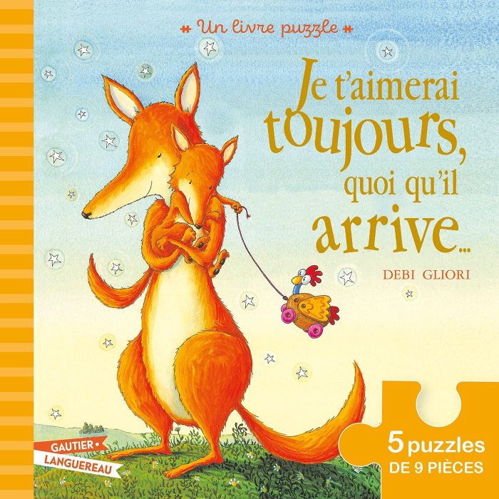 Je t'aimerai toujours, quoi qu'il arrive... 5 puzzles de 9 pièces