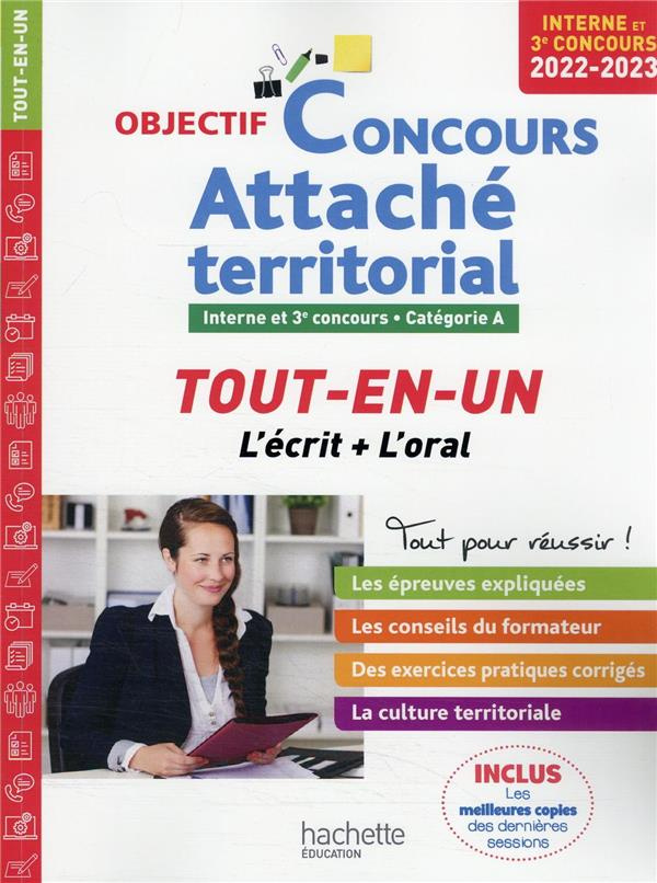 Attaché territorial. Interne et 3e concours. Catégorie A, Edition 2022-2023