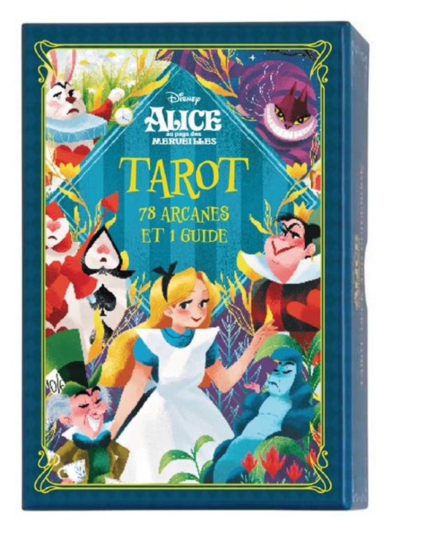 Alice au pays des merveilles. Tarot 78 arcanes et 1 guide explicatif
