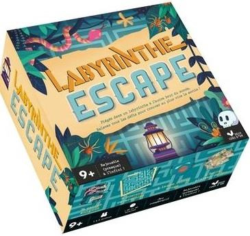 LABYRINTHE ESCAPE - BOITE AVEC CARTES ET ACCESSOIRES