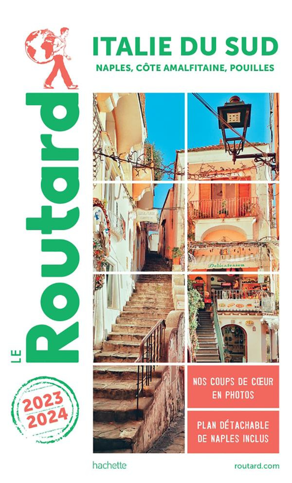 Italie du Sud. Naples, côte Amalfitaine, Pouilles, Edition 2023-2024, avec 1 Plan détachable