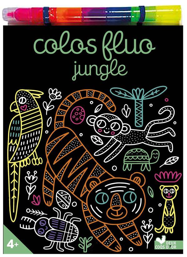 Colos fluo jungle. Avec un feutre multimines