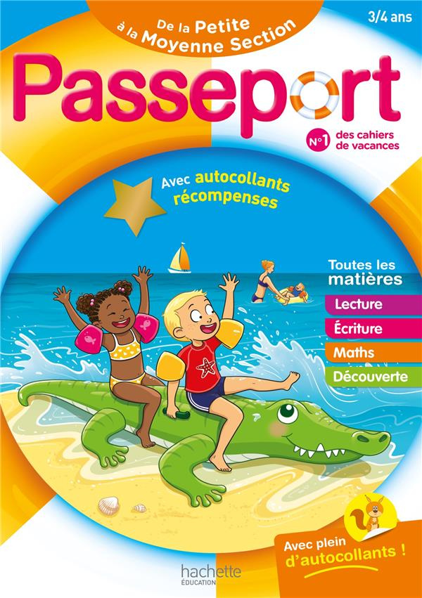 Passeport De la Petite à la Moyenne Section. Avec autocollants récompenses