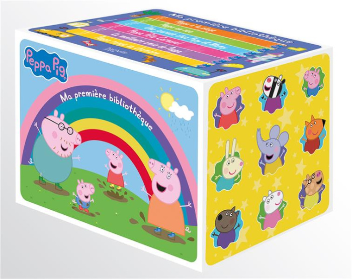 Ma première bibliothèque Peppa Pig. Coffret en 6 volumes : La fête des dinosaures ; Un week-end au f