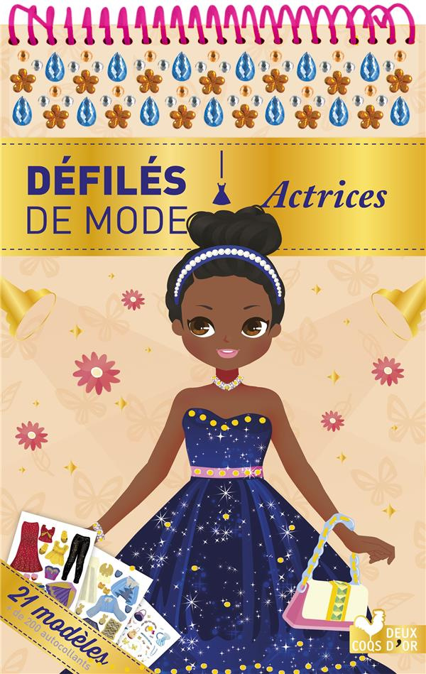 Actrices. 21 modèles, de 200 autocollants