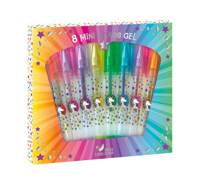 8 MINI STYLOS GELS