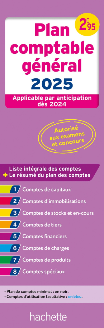 Plan comptable général. Autorisé aux examens et concours, Edition 2025
