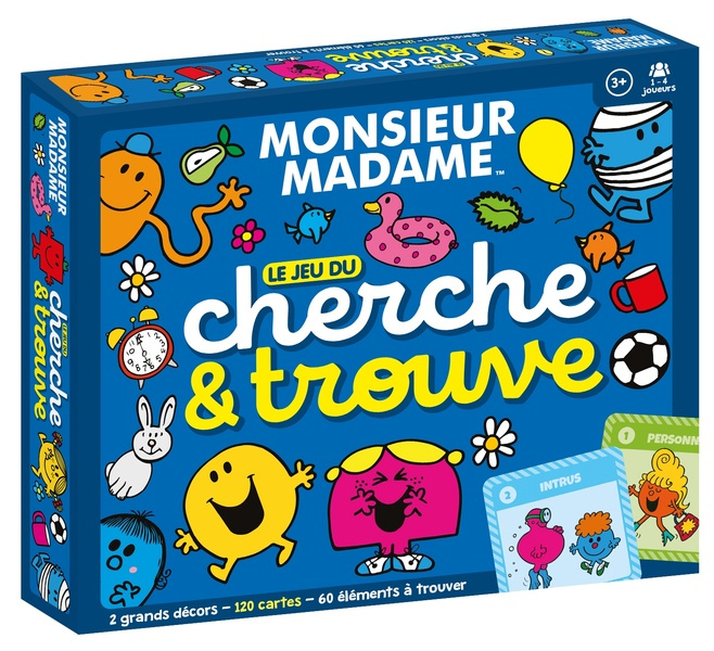 LES MONSIEUR MADAME - LE JEU DU CHERCHE ET TROUVE - COFFRET JEU CHERCHE ET TROUVE