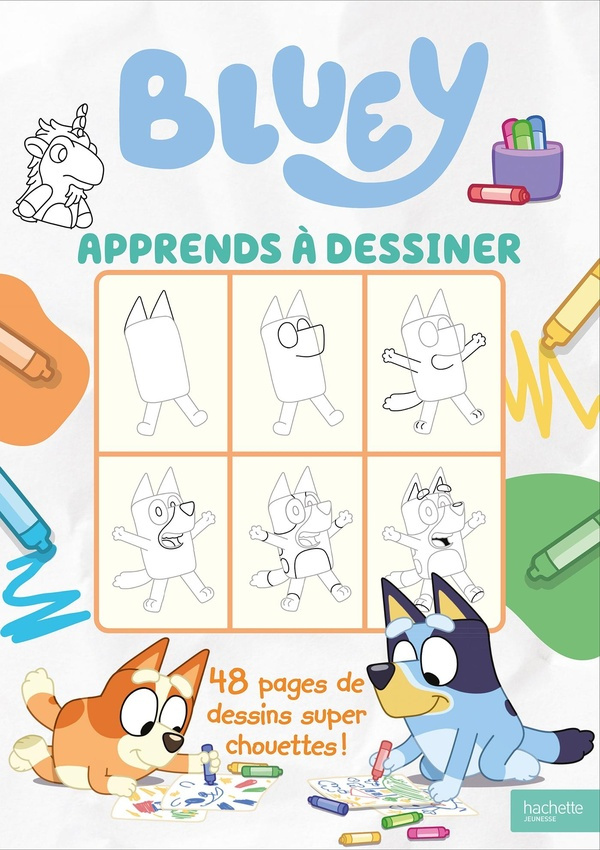 Bluey. Apprends à dessiner