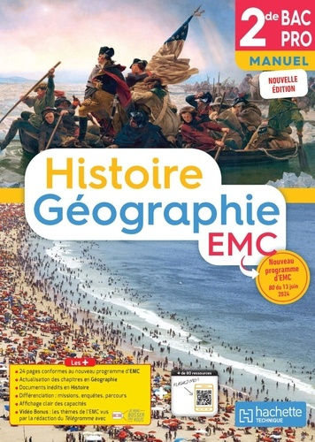 Histoire-Géographie-EMC 2de Bac Pro. Edition 2025