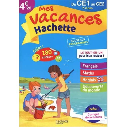 Mes vacances Hachette du CE1 au CE2. Edition 2020