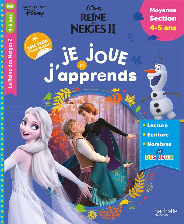 Je joue et j'apprends, Moyenne section. La Reine des Neiges 2