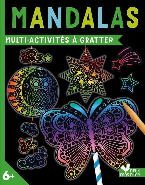 Multi-activités à gratter Mandalas